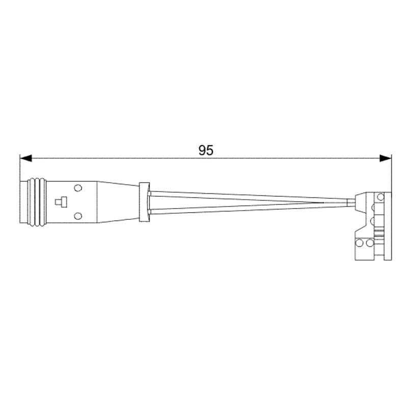 BOSCH 1 987 473 006 įspėjimo kontaktas, stabdžių trinkelių susidėvėjimas
