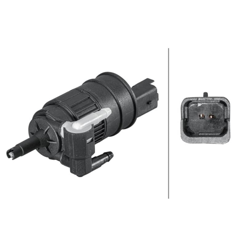 HELLA 8TW 006 848-141 vandens siurblys, priekinio stiklo plovimas