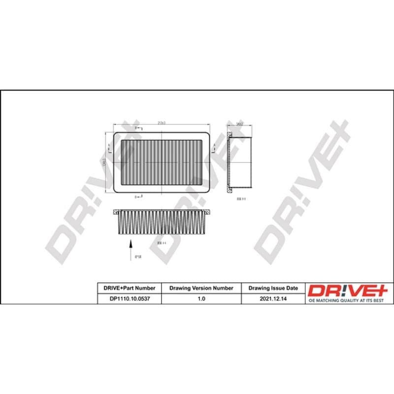 DRVE oro filtras DP1110.10.0537