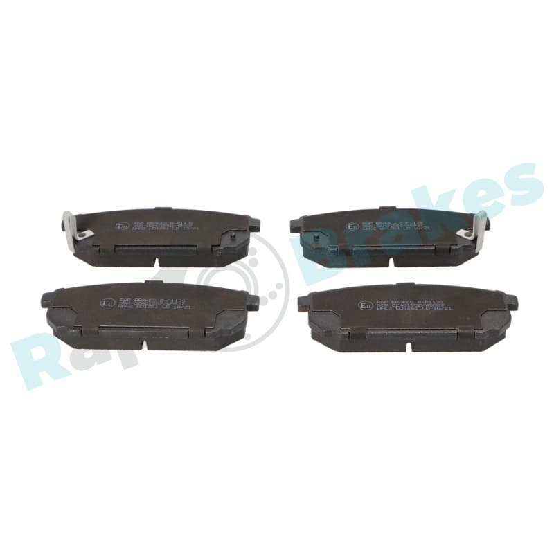 RAPBRAKES stabdžių trinkelių rinkinys, diskinis stabdys R-P1139