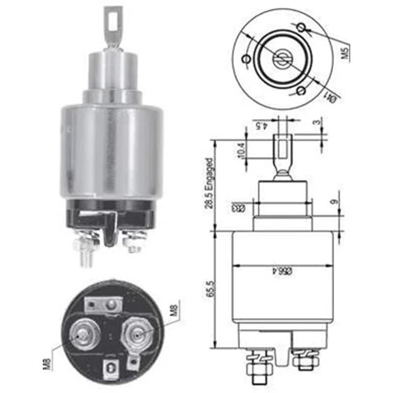 MAGNETIMARELLI solenoidinis jungiklis, starteris 940113050126