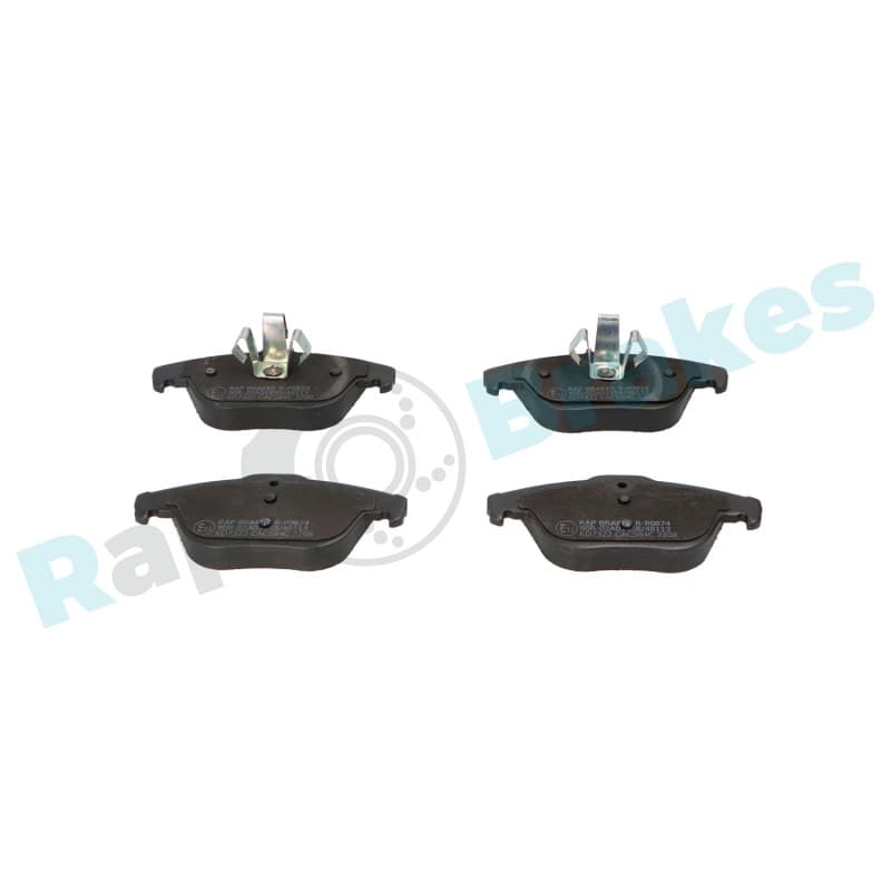 RAPBRAKES stabdžių trinkelių rinkinys, diskinis stabdys R-P0874
