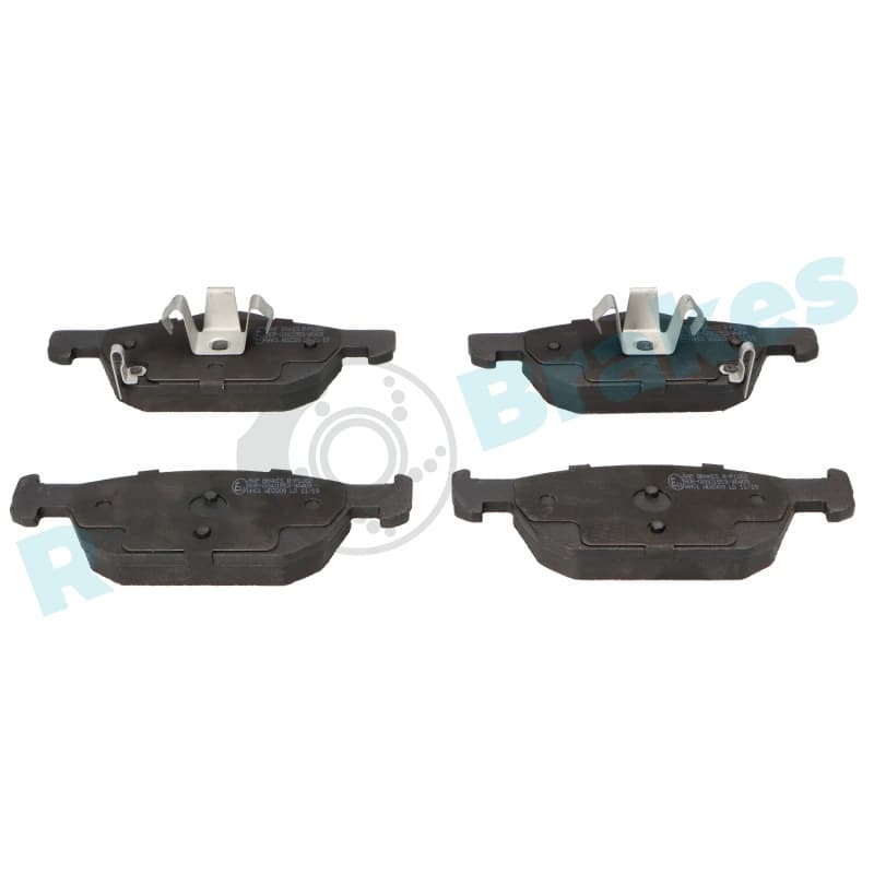 RAPBRAKES stabdžių trinkelių rinkinys, diskinis stabdys R-P1262
