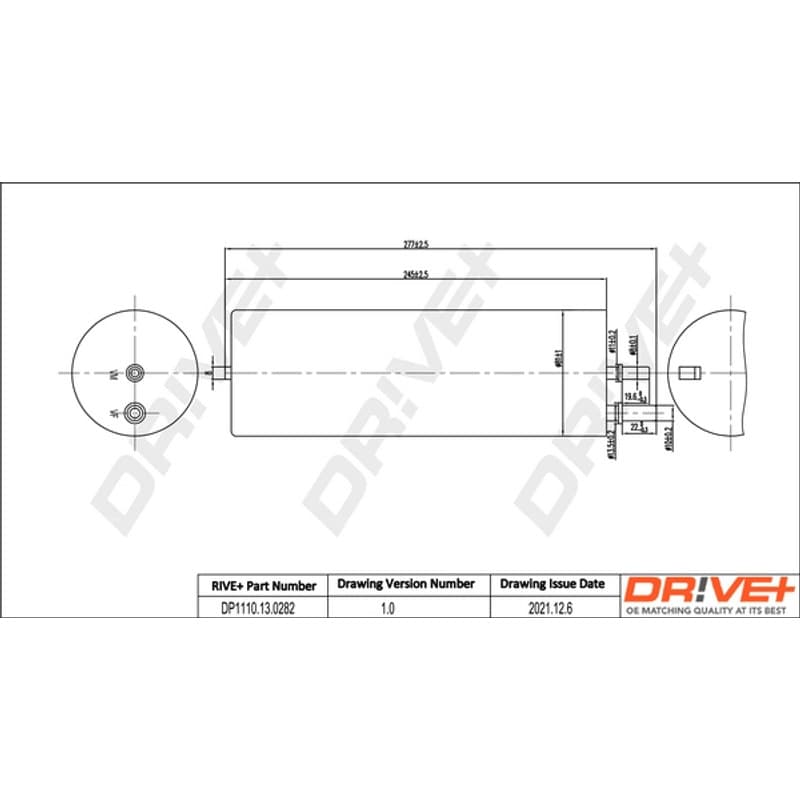 DRVE kuro filtras DP1110.13.0282