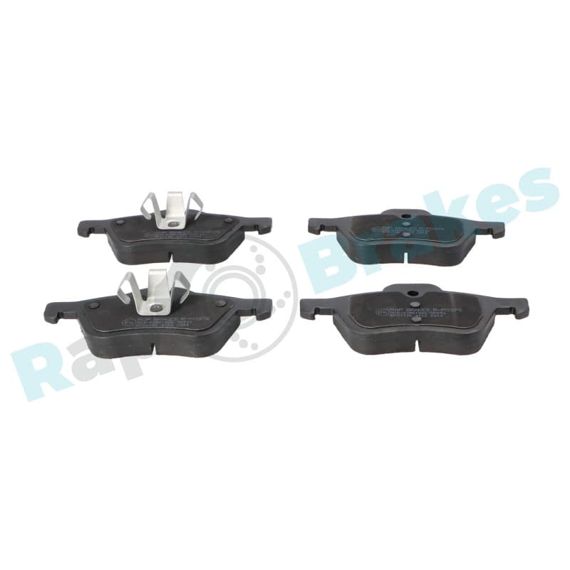 RAPBRAKES stabdžių trinkelių rinkinys, diskinis stabdys R-P0376