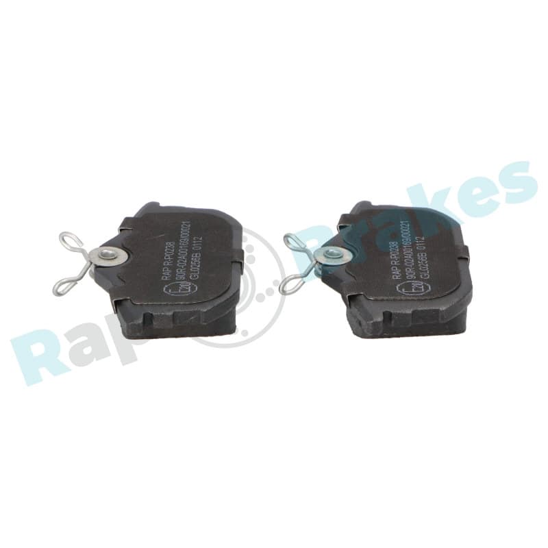 RAPBRAKES stabdžių trinkelių rinkinys, diskinis stabdys R-P0238