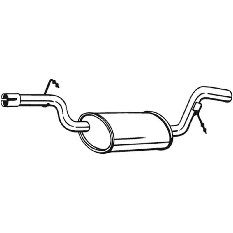 BOSAL vidurinis duslintuvas 233-157