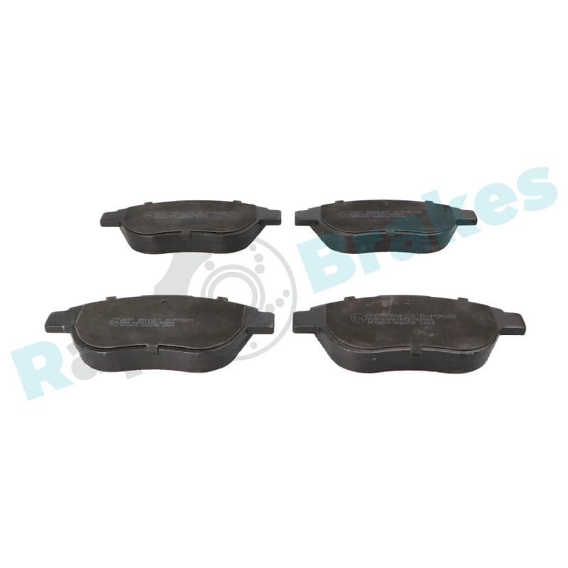 RAPBRAKES stabdžių trinkelių rinkinys, diskinis stabdys R-P0628