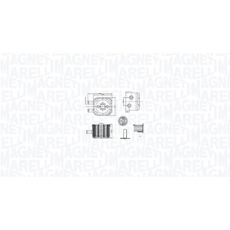 MAGNETIMARELLI alyvos aušintuvas, variklio alyva 350300003500