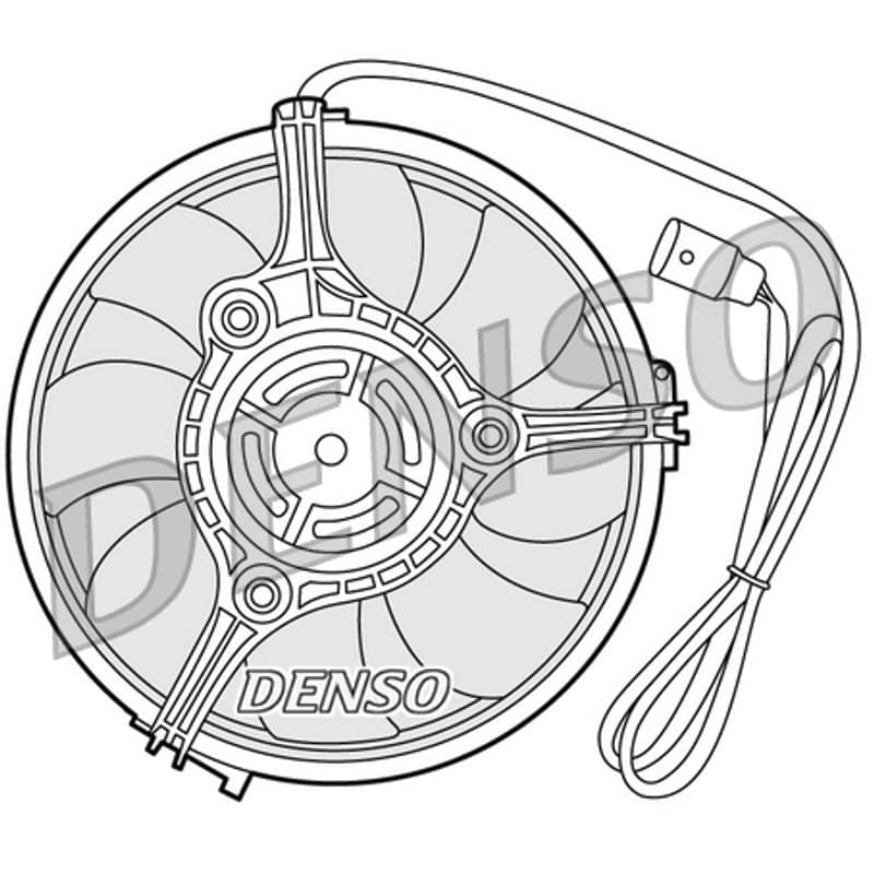 DENSO ventiliatorius, radiatoriaus DER02001