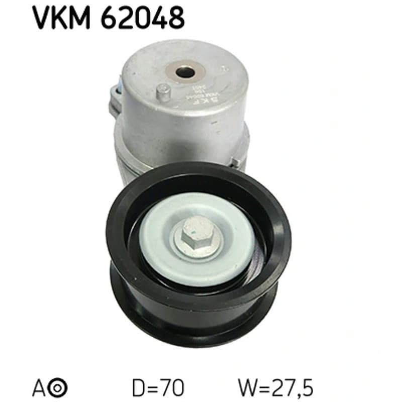 SKF VKM 62048 diržo įtempiklis, V formos rumbuotas diržas
