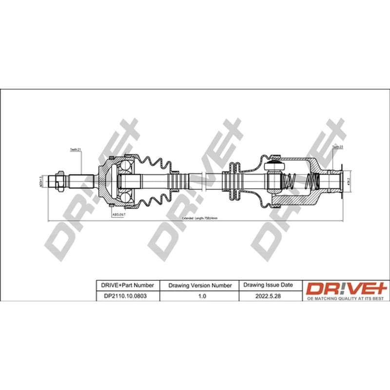 DRVE pusašis DP2110.10.0803
