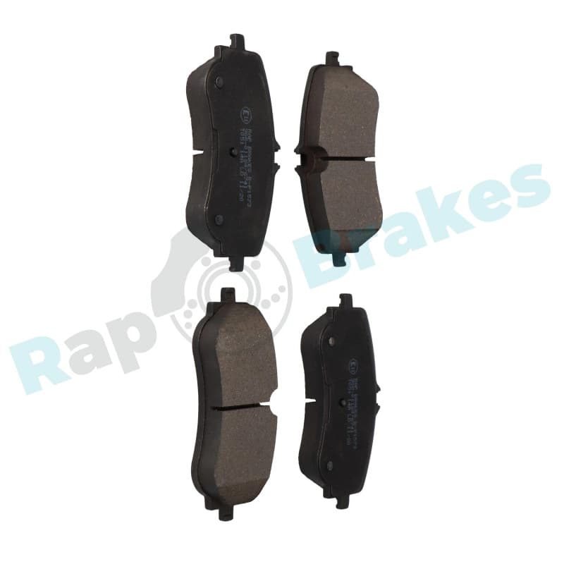 RAPBRAKES stabdžių trinkelių rinkinys, diskinis stabdys R-P1573