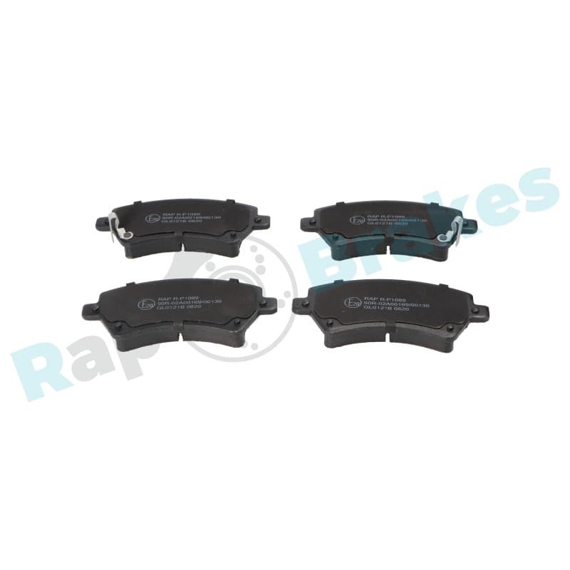 RAPBRAKES R-P1089 stabdžių trinkelių rinkinys, diskinis stabdys