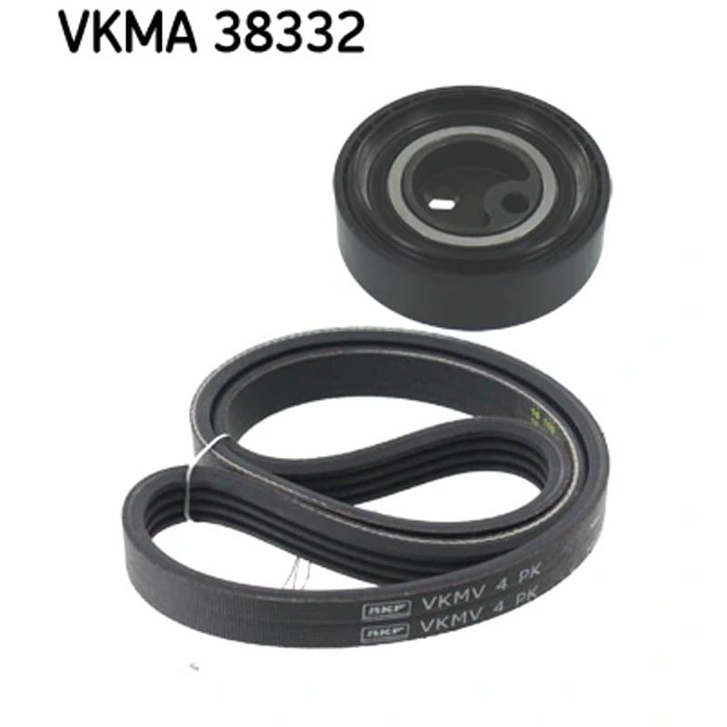 SKF VKMA 38332 V formos rumbuotas diržas, komplektas