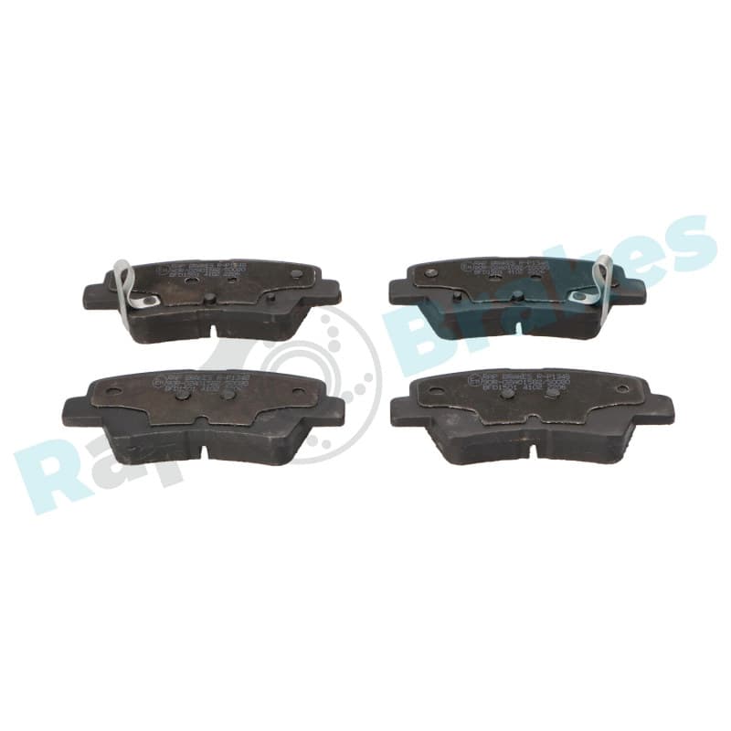 RAPBRAKES stabdžių trinkelių rinkinys, diskinis stabdys R-P1348