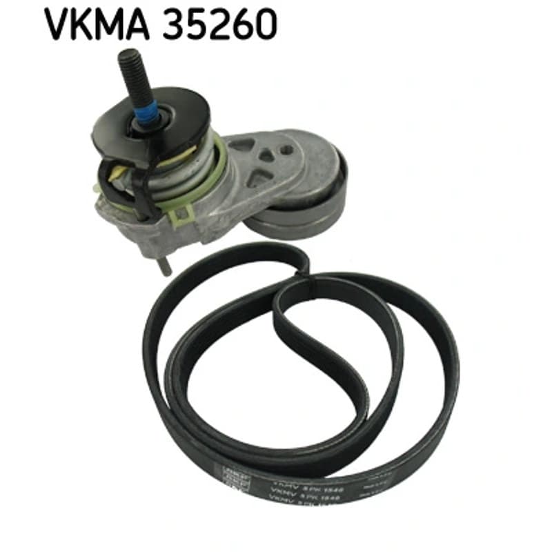 SKF VKMA 35260 V formos rumbuotas diržas, komplektas