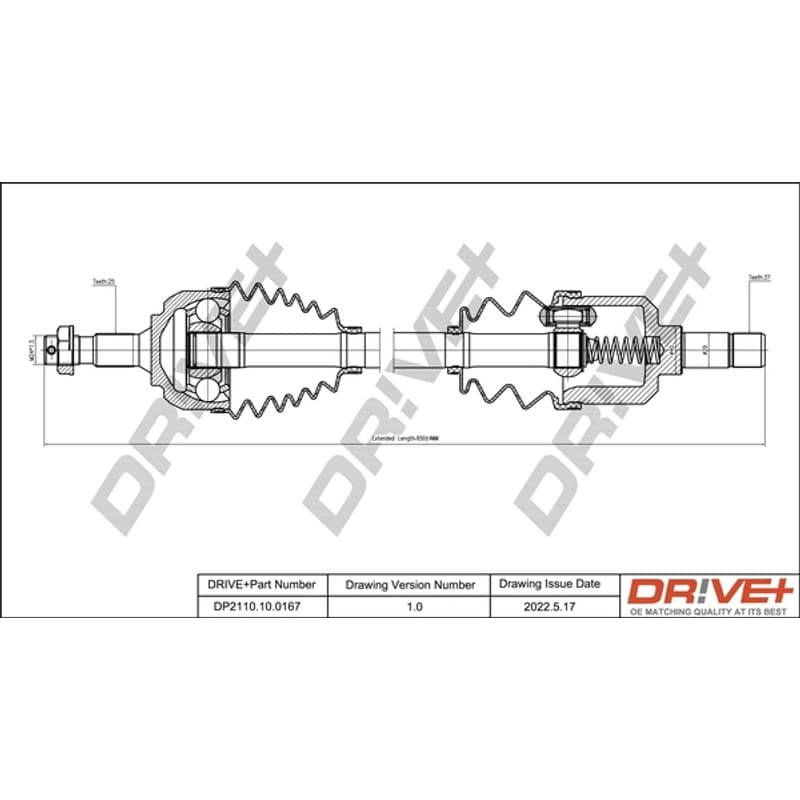 DRVE pusašis DP2110.10.0167