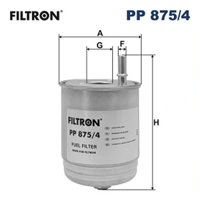 FILTRON kuro filtras PP 875/4