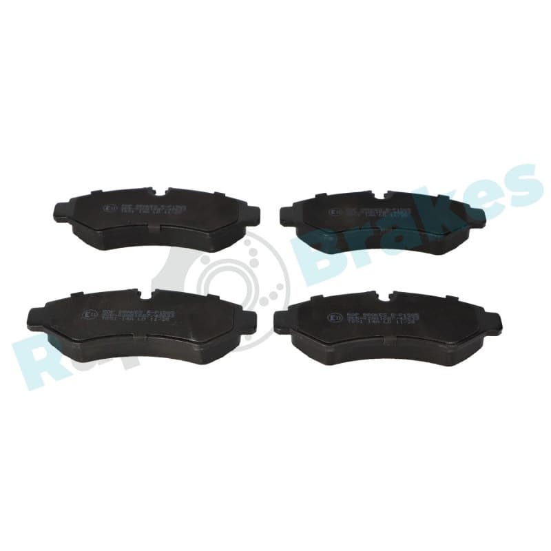 RAPBRAKES stabdžių trinkelių rinkinys, diskinis stabdys R-P1585