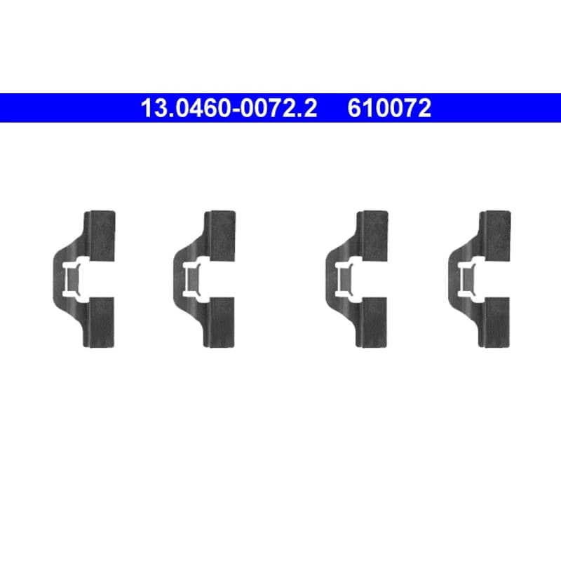 ATE Būgnai ir trinkelės 13.0460-0072.2
