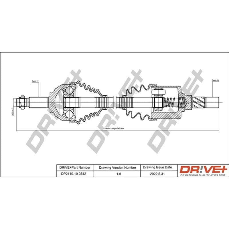 DRVE pusašis DP2110.10.0842