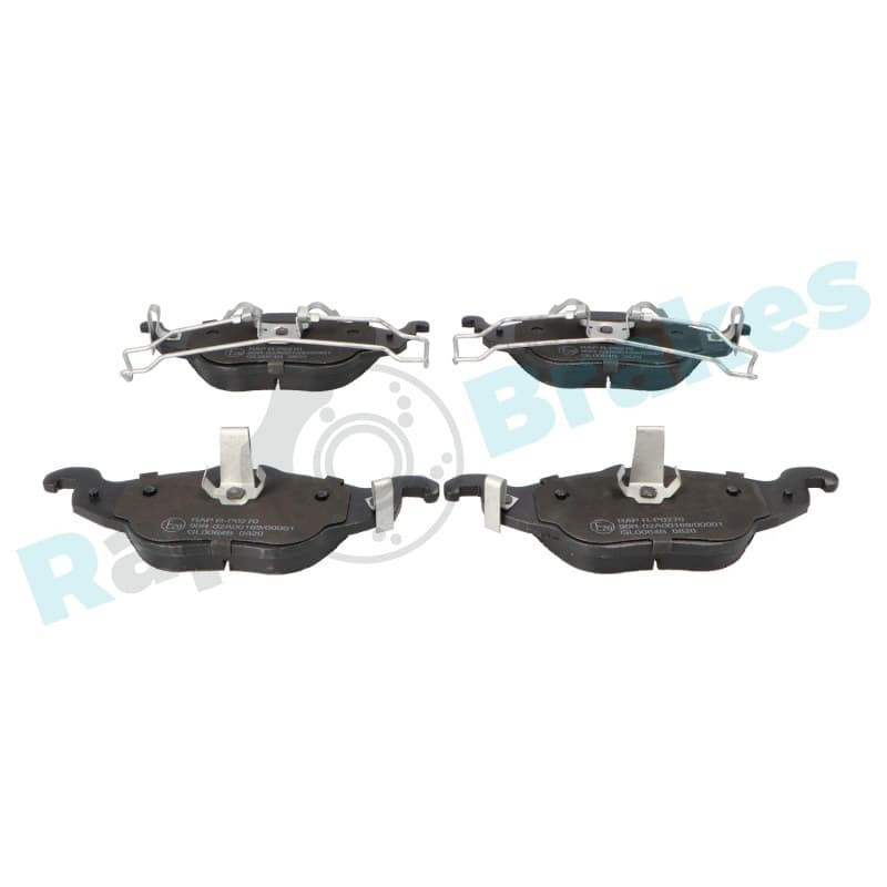 RAPBRAKES stabdžių trinkelių rinkinys, diskinis stabdys R-P0270