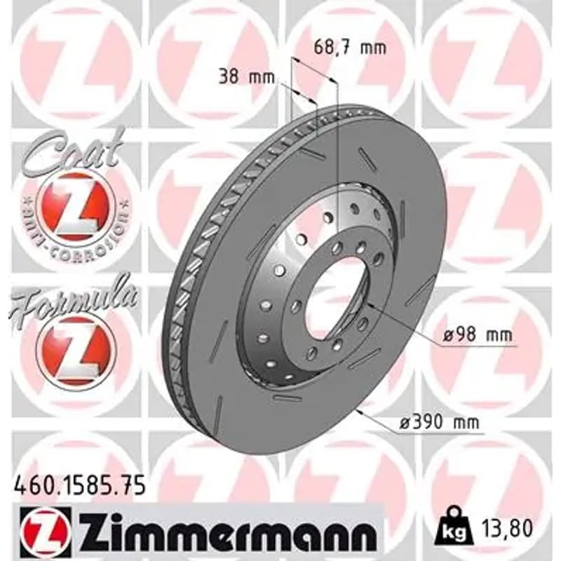 ZIMMERMANN stabdžių diskas 460.1585.75