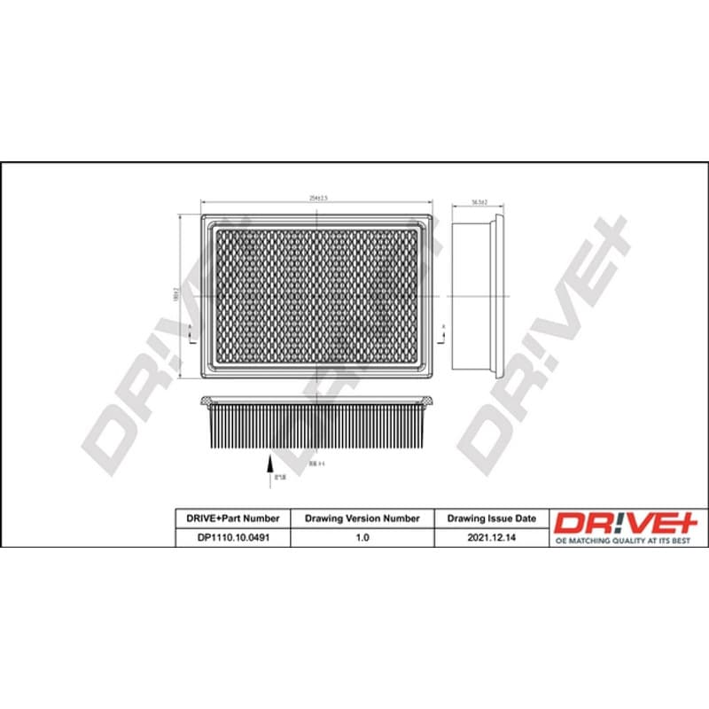 DRVE oro filtras DP1110.10.0491