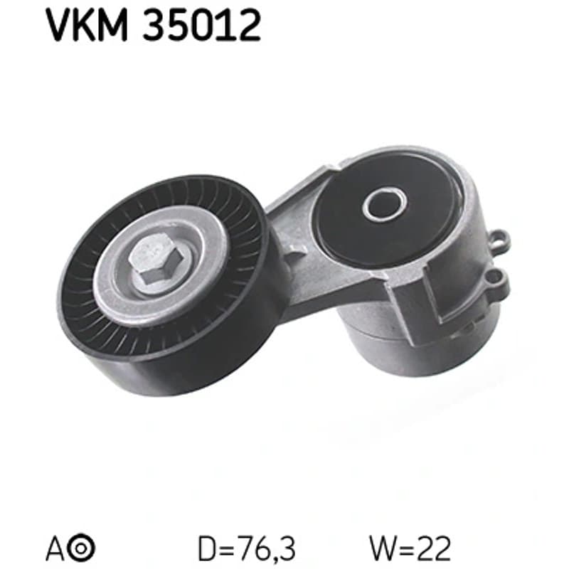 SKF VKM 35012 diržo įtempiklis, V formos rumbuotas diržas
