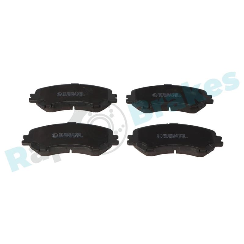 RAPBRAKES stabdžių trinkelių rinkinys, diskinis stabdys R-P1522