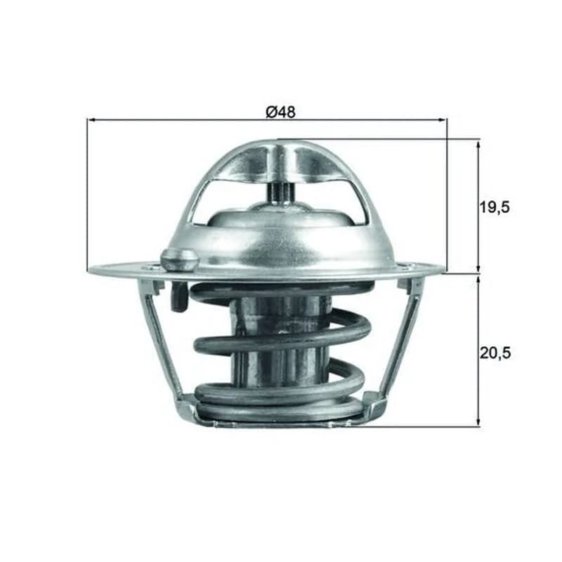 MAHLE TX 204 82D termostatas, aušinimo skystis