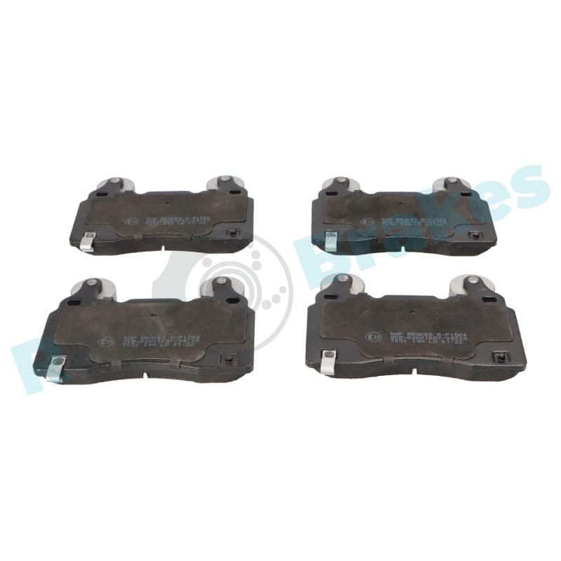 RAPBRAKES stabdžių trinkelių rinkinys, diskinis stabdys R-P1564