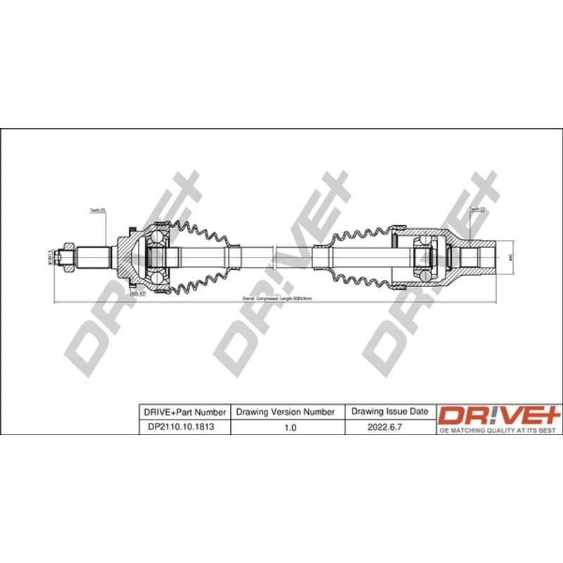 DRVE pusašis DP2110.10.1813