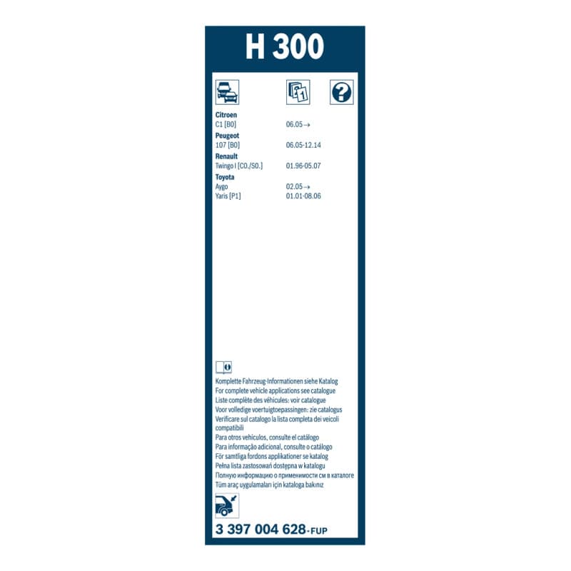 BOSCH 3 397 004 628 valytuvai