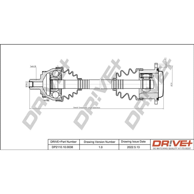 DRVE pusašis DP2110.10.0038