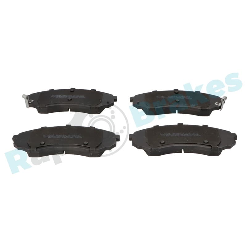RAPBRAKES stabdžių trinkelių rinkinys, diskinis stabdys R-P1237