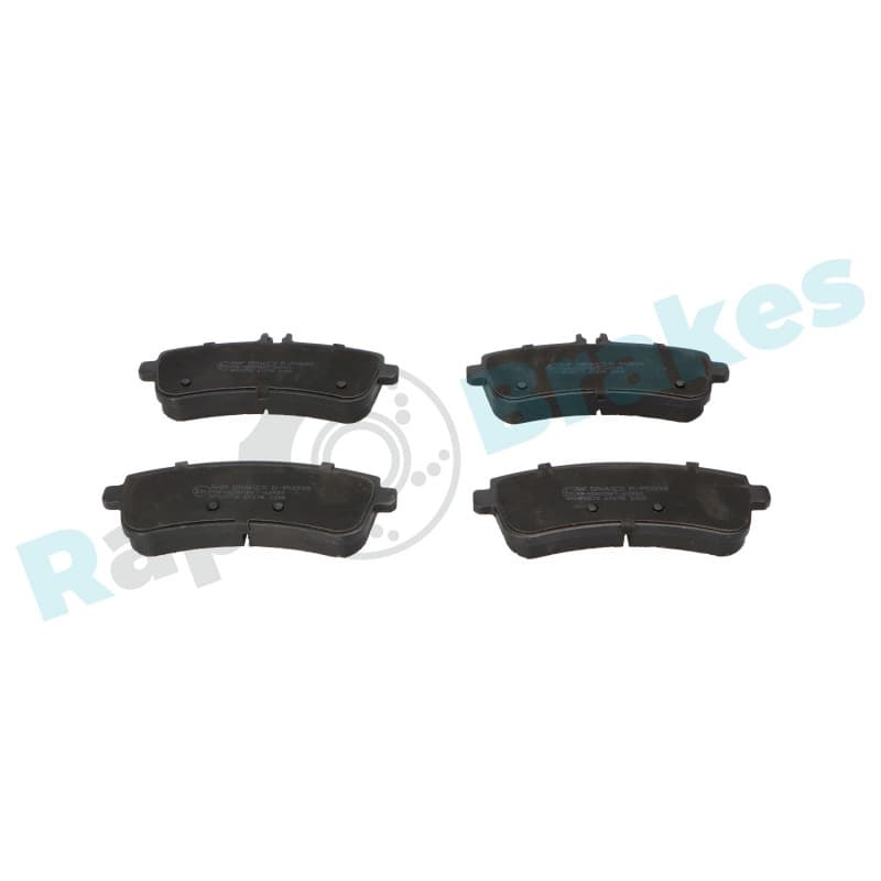 RAPBRAKES stabdžių trinkelių rinkinys, diskinis stabdys R-P0899