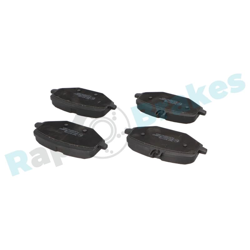 RAPBRAKES stabdžių trinkelių rinkinys, diskinis stabdys R-P1729