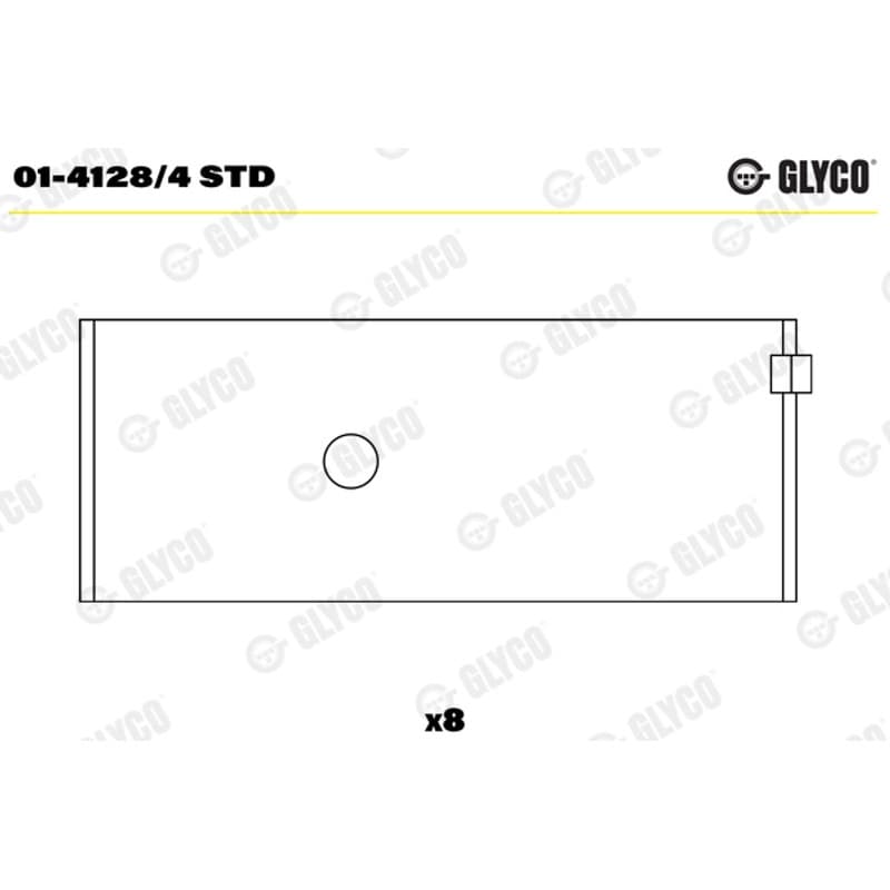 GLYCO guoliai dideliu galu 01-4128/4 STD