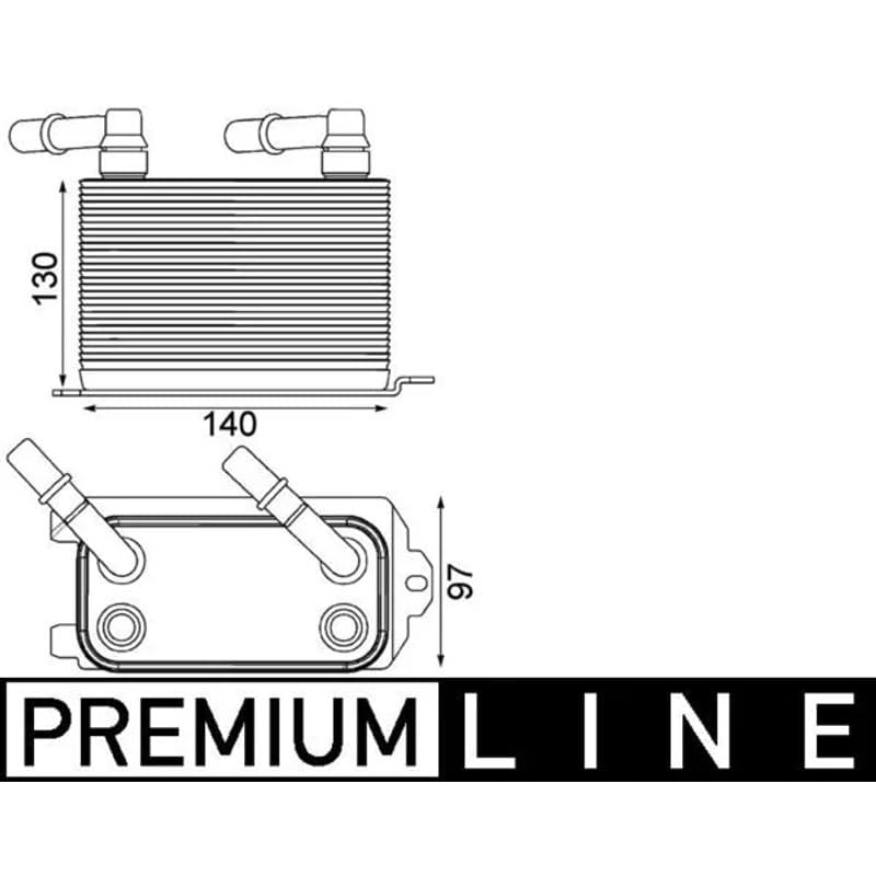 MAHLE CLC 228 000P alyvos aušintuvas, automatinė transmisija
