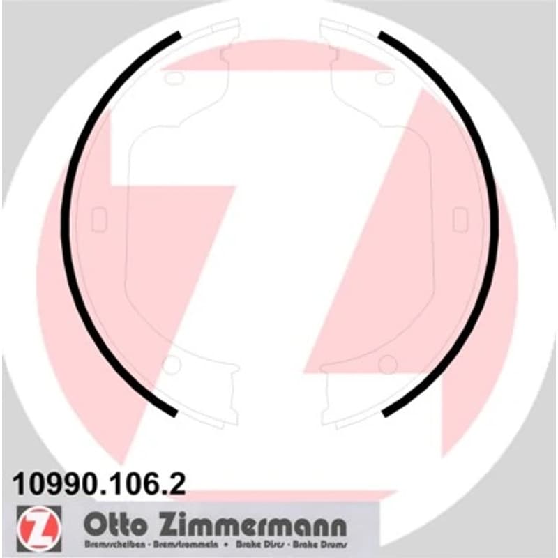 ZIMMERMANN stabdžių trinkelių komplektas, stovėjimo stabdis 10990.106.2