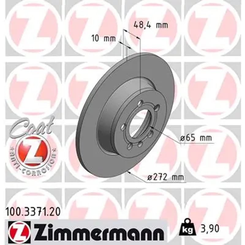 ZIMMERMANN stabdžių diskas 100.3371.20