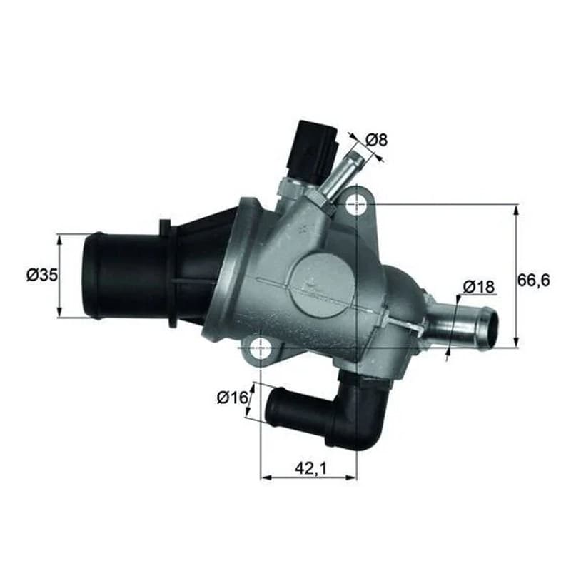 MAHLE TI 163 88 termostatas, aušinimo skystis