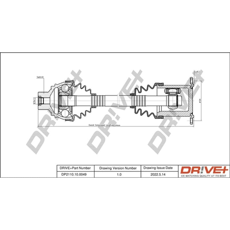 DRVE pusašis DP2110.10.0049