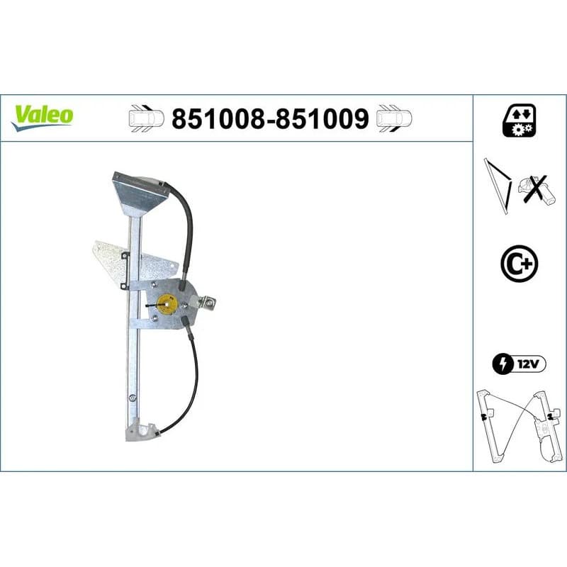 VALEO lango pakėliklis 851008
