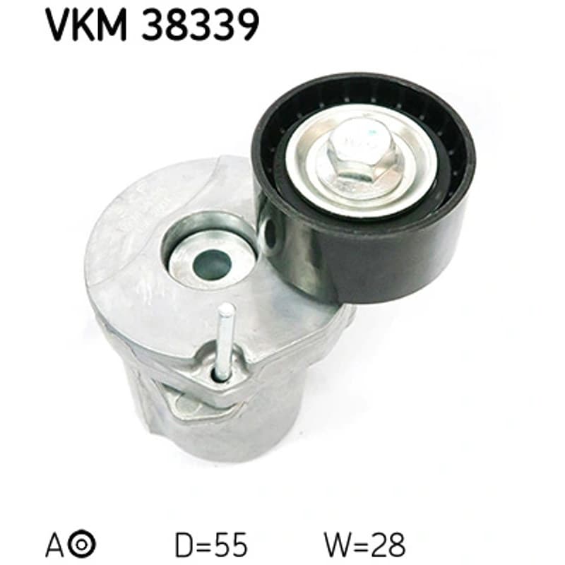 SKF VKM 38339 diržo įtempiklis, V formos rumbuotas diržas