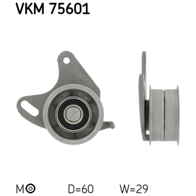 SKF VKM 75601 įtempiklio skriemulys, paskirstymo diržas