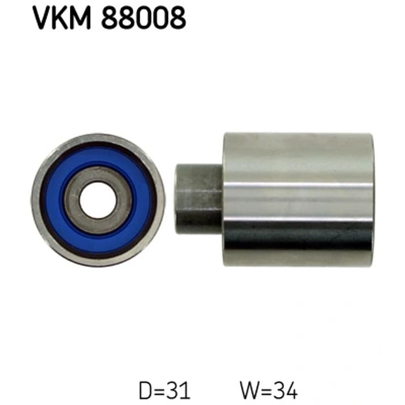 SKF VKM 88008 kreipiantysis skriemulys, paskirstymo diržas