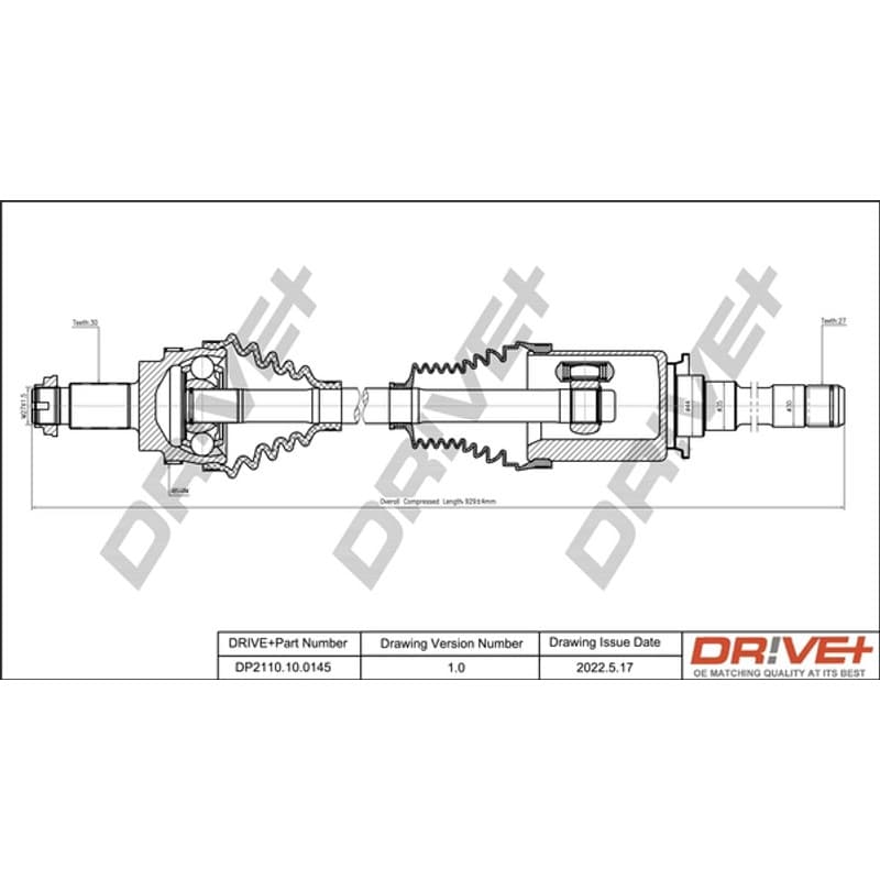 DRVE pusašis DP2110.10.0145